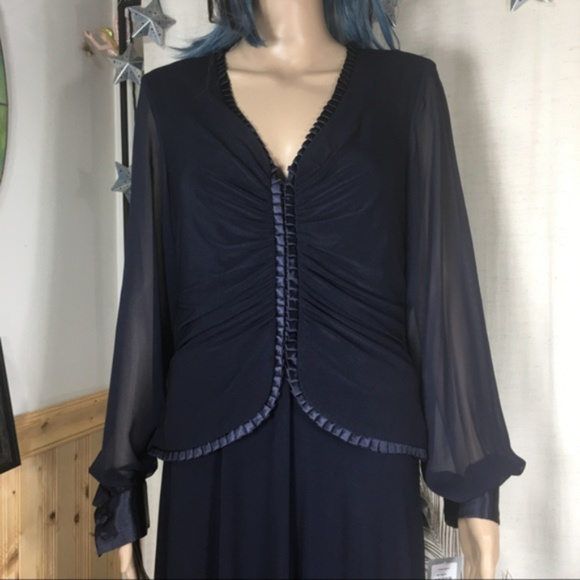 NWT Blue Formal Patra Dress size 10 - Picture 2 of 4